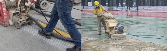 Concrete grinding